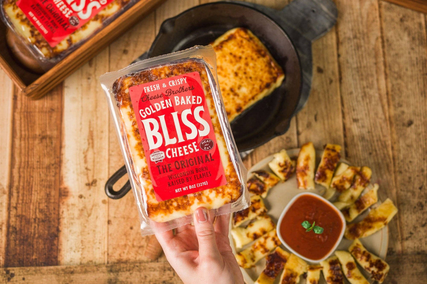 Cheese Brothers Golden Baked Bliss Cheese, Wisconsin