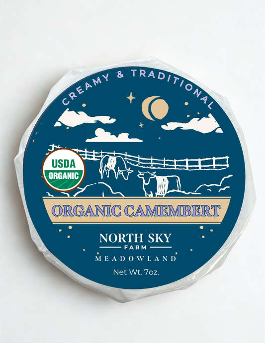 North Sky Farm ‘Meadowland’ Organic Artisan Camembert, Illinois