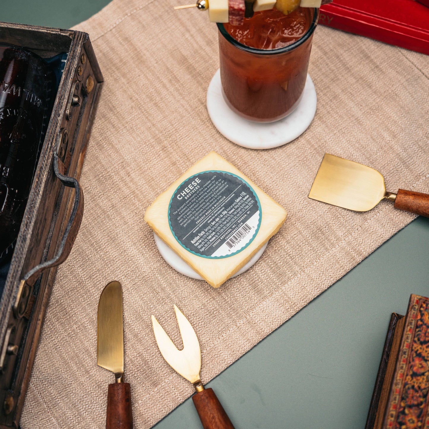 Cheese Brothers "Precious Cargo" Horseradish Cheddar, Wisconsin