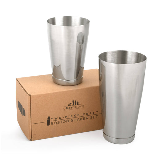 A Bar Above - Boston Shaker Set – Weighted/Weighted, Stainless Steel