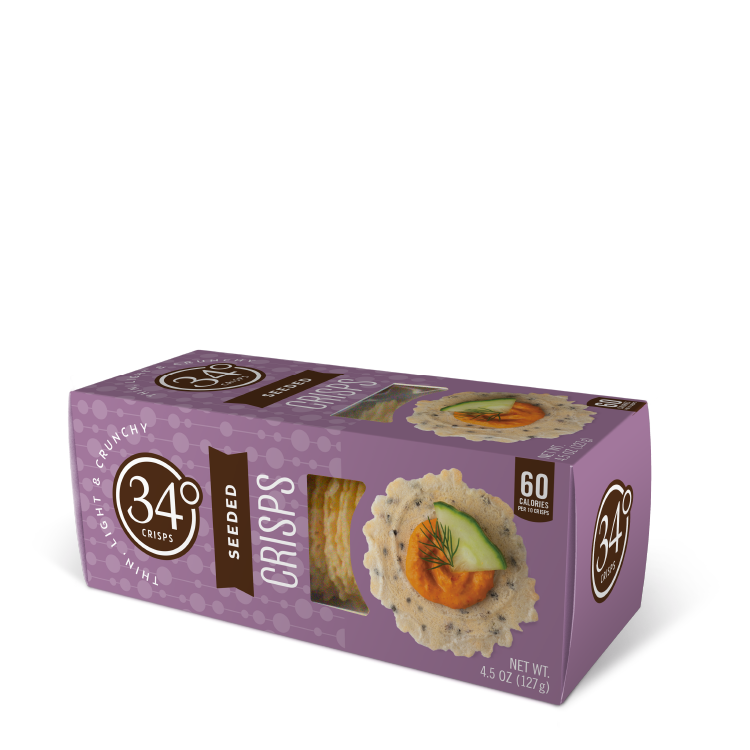 34 Degree 'Seeded Crisps' Crackers, Colorado