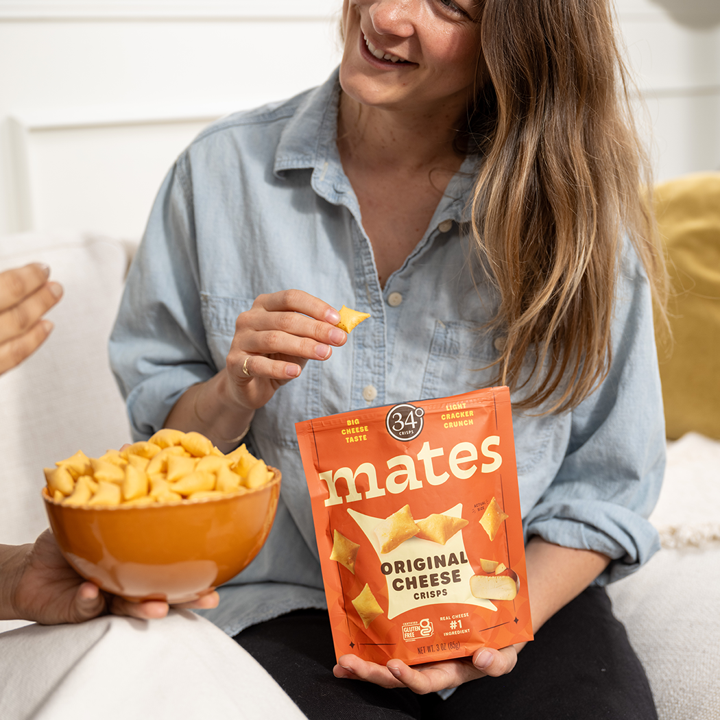 34 Degree ‘Mates’ Gluten Free Original Cheese Crisps, Colorado