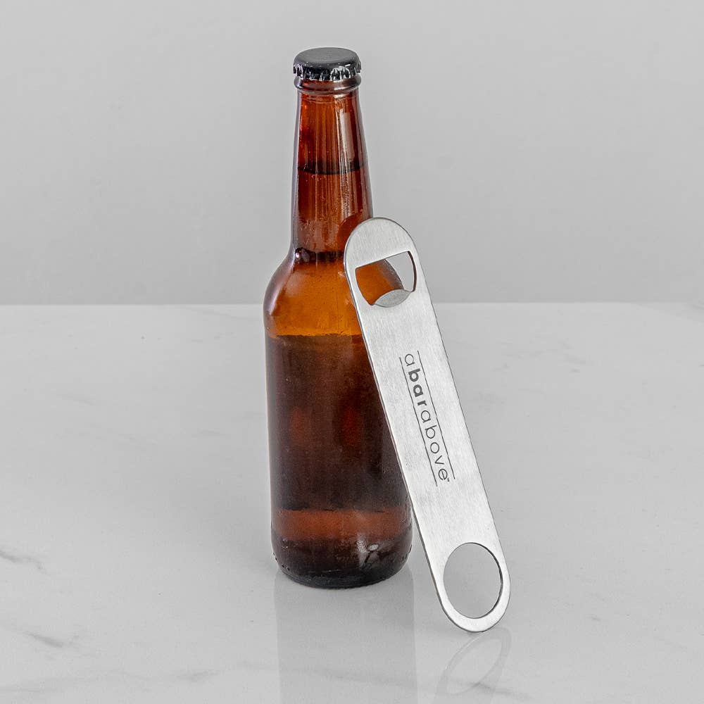 A Bar Above Bar Blade Bottle Opener, Stainless Steel