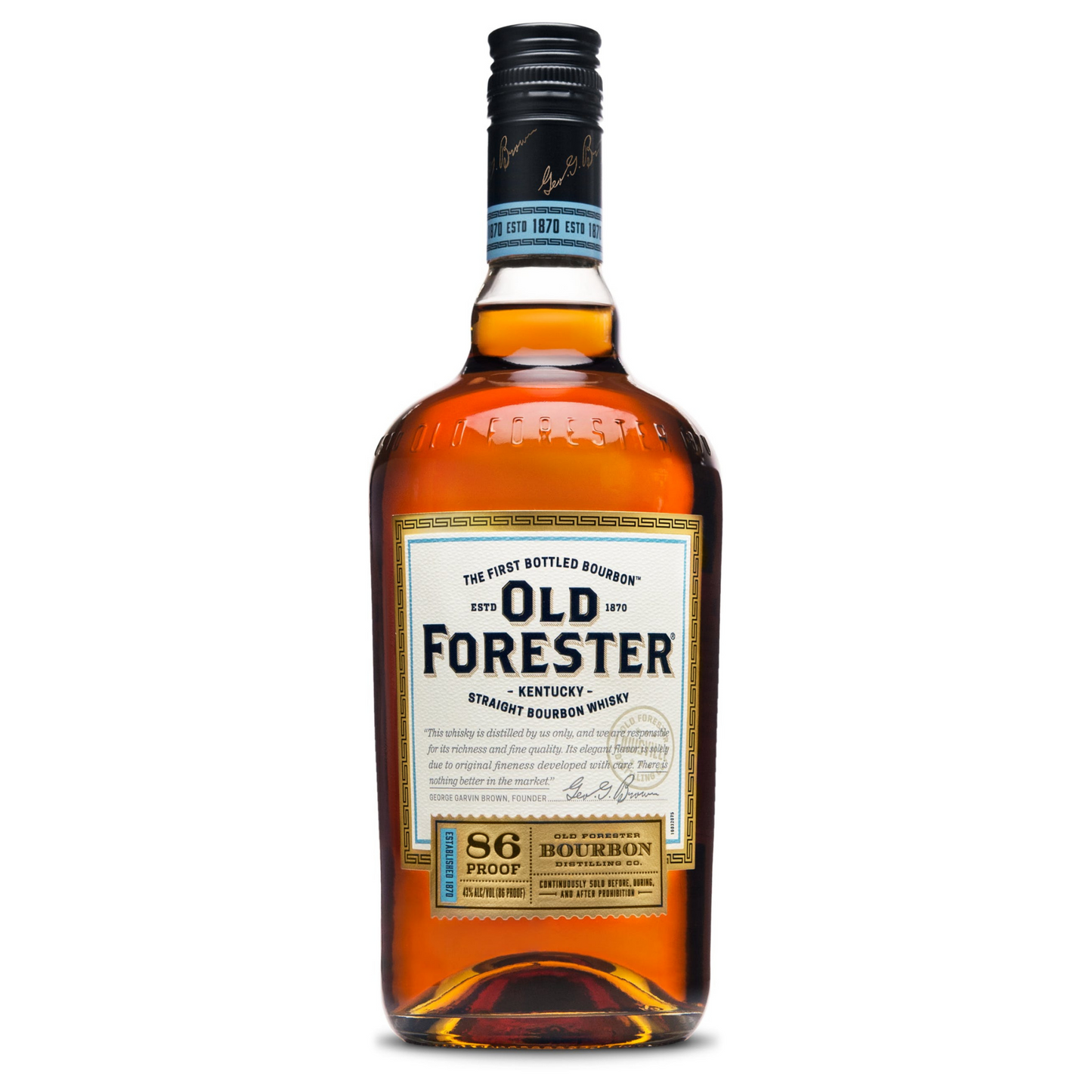Old Forester 86 Proof Kentucky Straight Bourbon Whiskey, USA